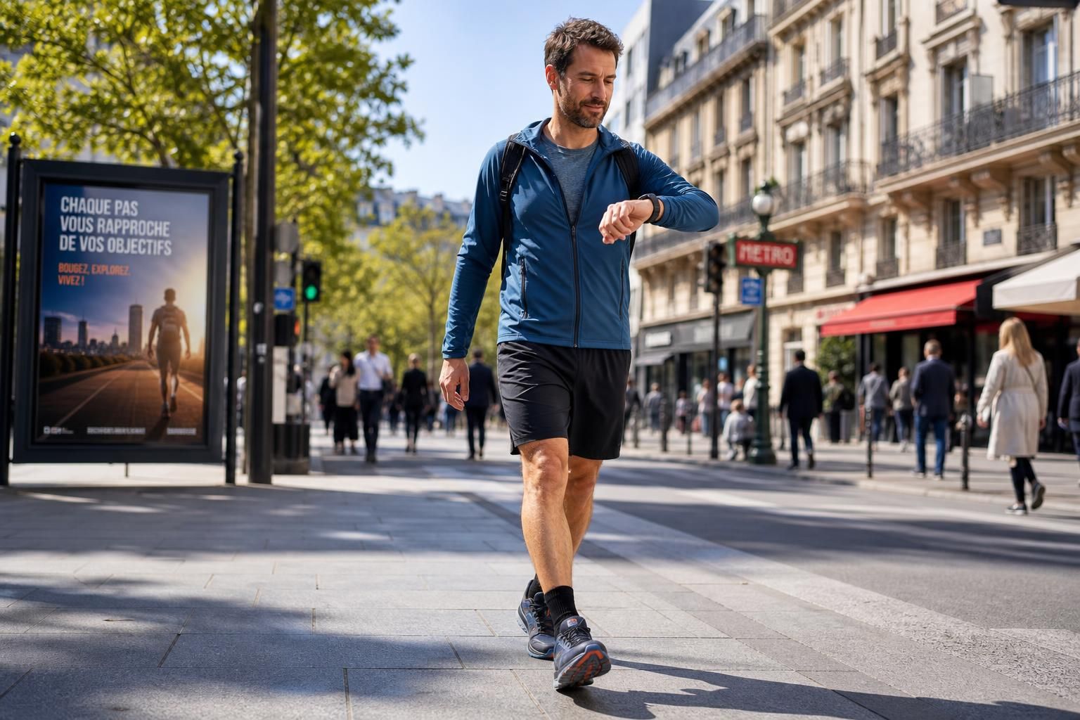 10000 pas en km