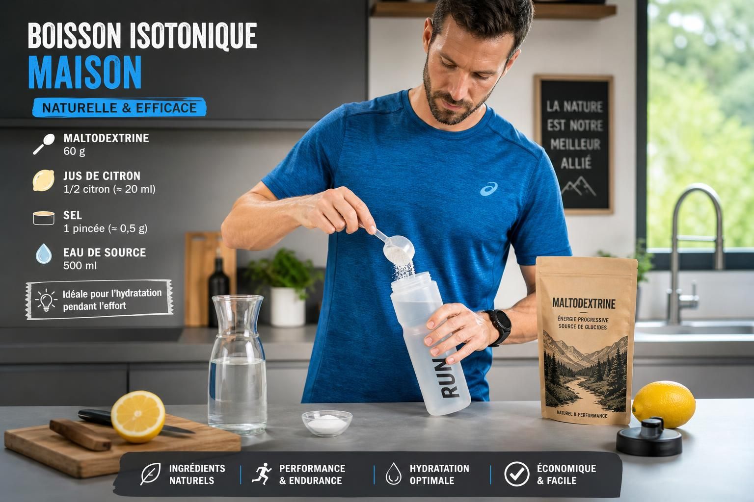 découvrez comment préparer des boissons isotoniques maison avec nos recettes simples et rapides. profitez des bienfaits essentiels pour une hydratation optimale et une meilleure récupération.